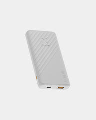 Batterie de secours personnalisable 10.000 mAh à personnaliser - Blanc