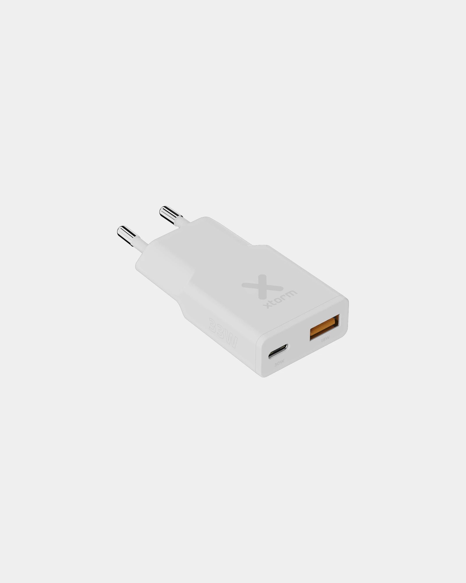 Chargeur 33 W Xtorm Go2 SlimLine à personnaliser - Blanc