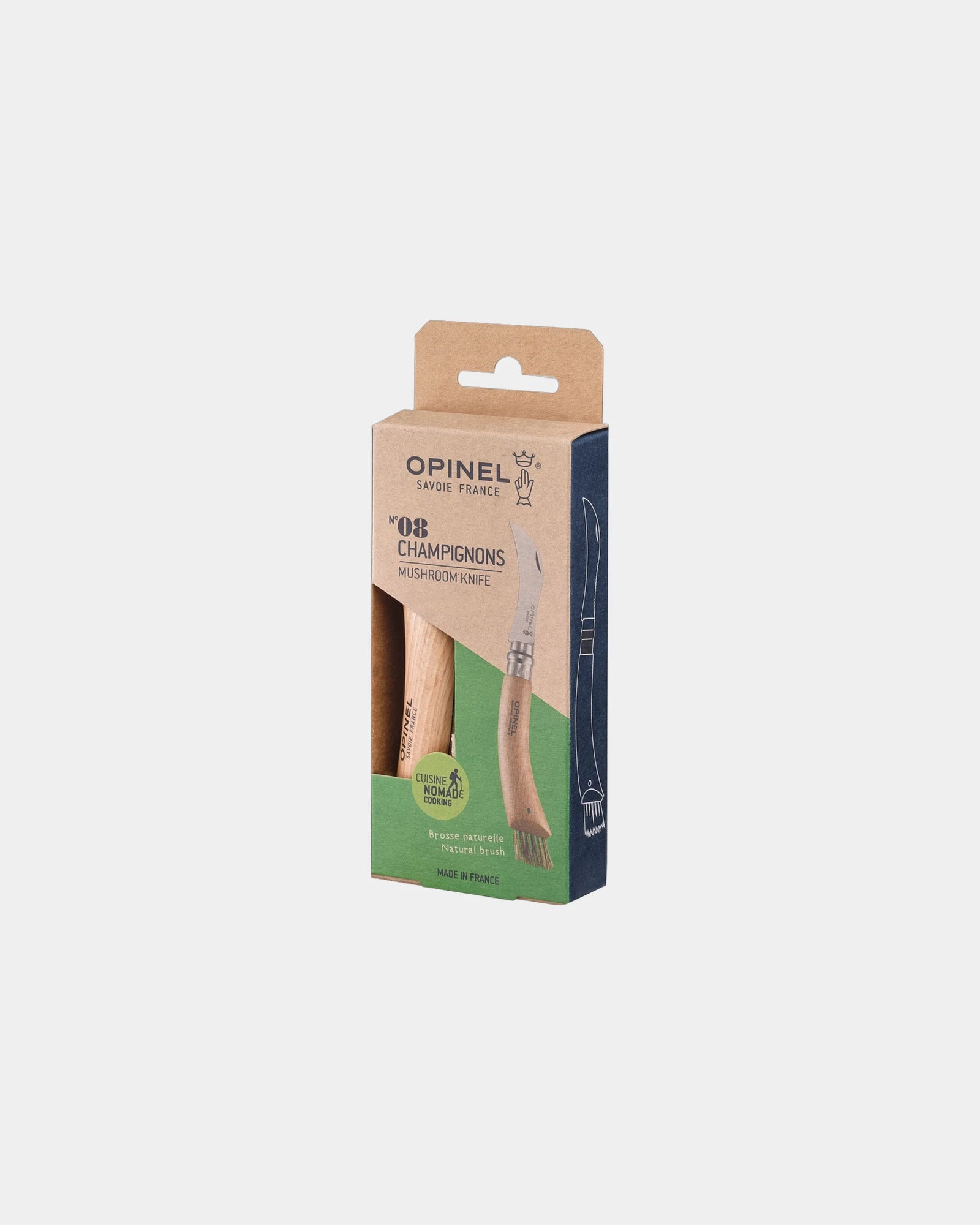 Couteau à champignon acier inoxydable Opinel N°08 à personnaliser - 1