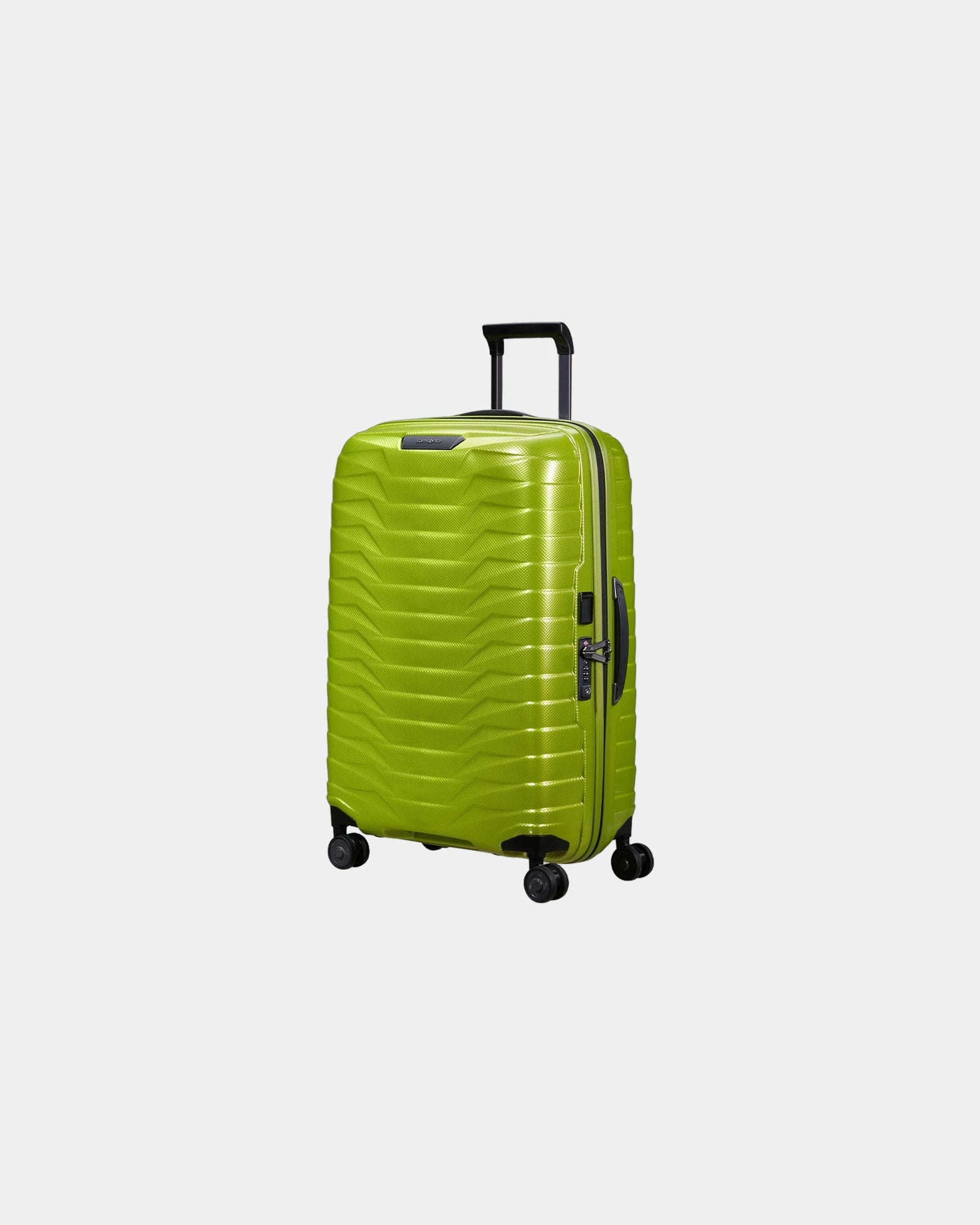 Valise rigide 55 cm Samsonite Proxis à personnaliser - Vert Citron