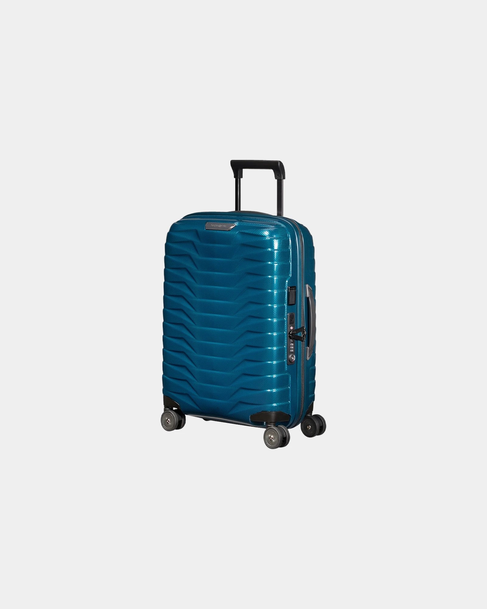 Valise rigide 55 cm Samsonite Proxis à personnaliser - Bleu Foncé