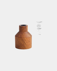 Bougeoir en bois recyclé à personnaliser - 1