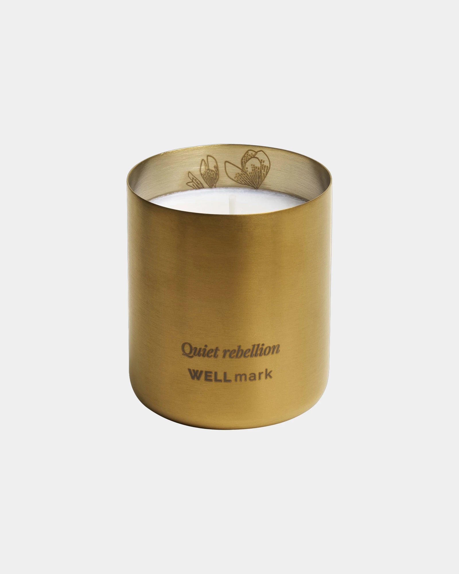 Bougie parfumée éco Wellmark à personnaliser - Doré