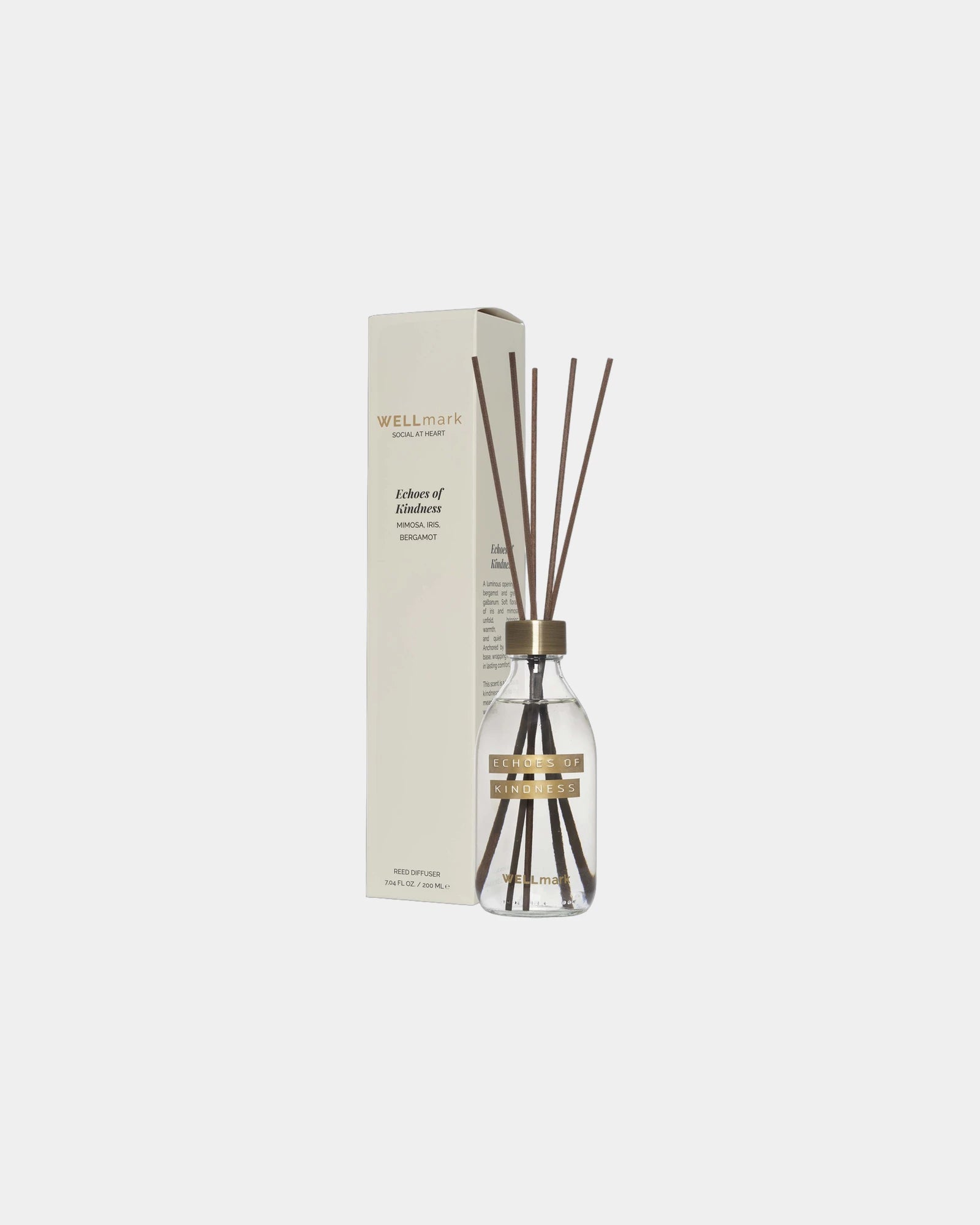 Bâtonnets parfumés verre Wellmark 200 ml à personnaliser - 1