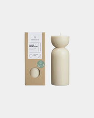 Bougie bio cire de palmiste à personnaliser - Beige
