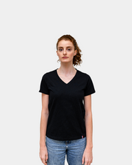 T-shirt femme col V Made in France à personnaliser - 4