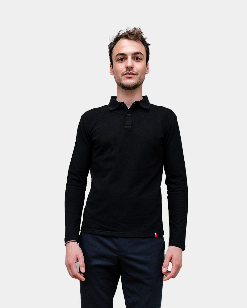 Polo Homme manche longue à personnaliser