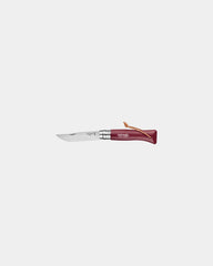 Couteau acier inoxydable Opinel N°06 Baroudeur à personnaliser - Red