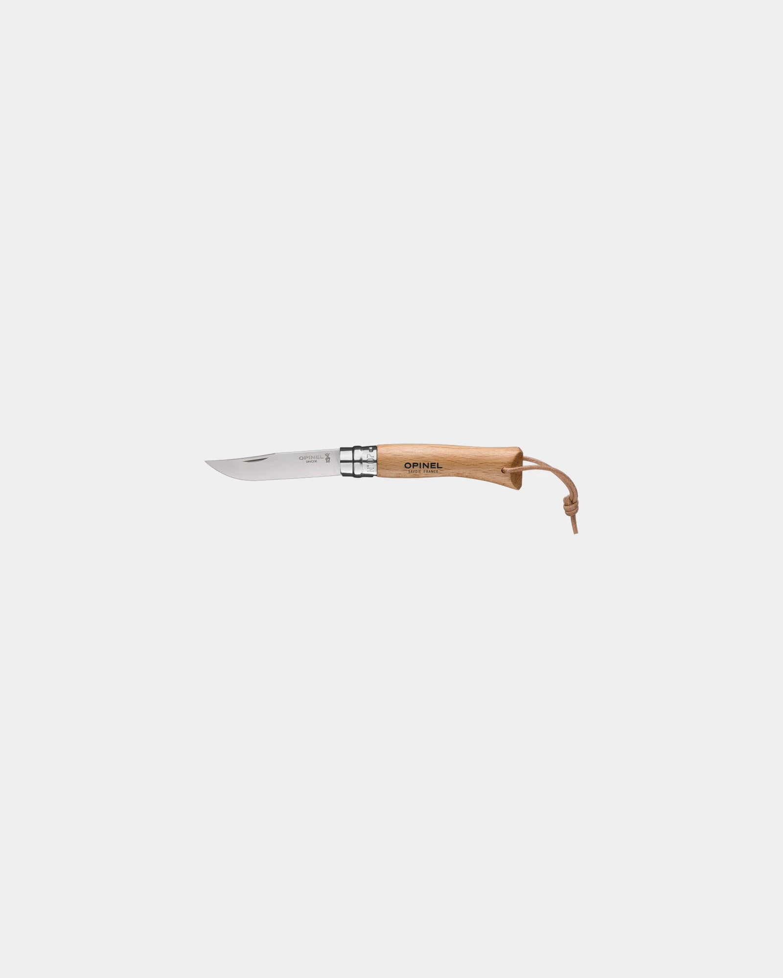 Couteau acier inoxydable Opinel N°06 Baroudeur à personnaliser - Beige