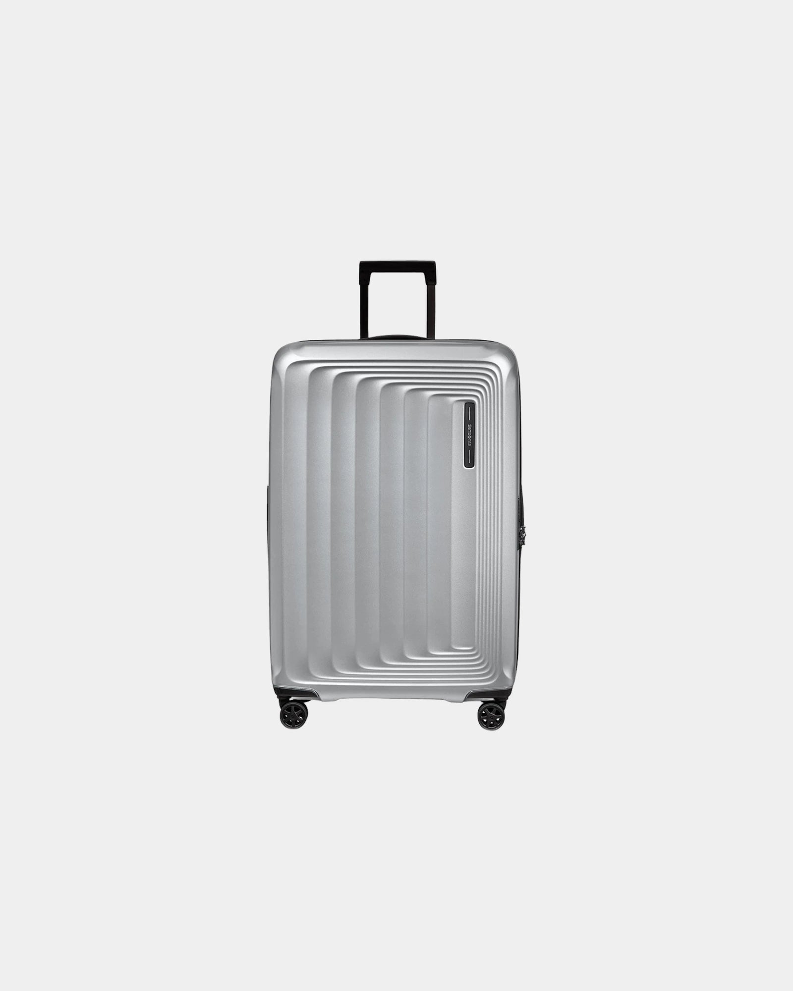 Valise rigide extensible Samsonite Nuon 69 cm à personnaliser - Argent