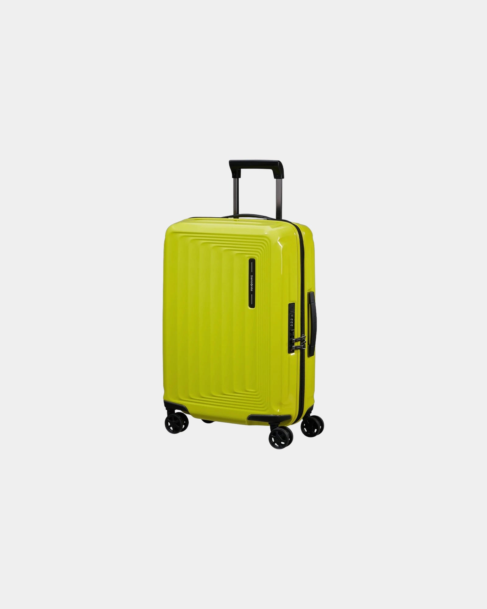 Valise rigide extensible Samsonite Nuon 75 cm à personnaliser - Vert Citron
