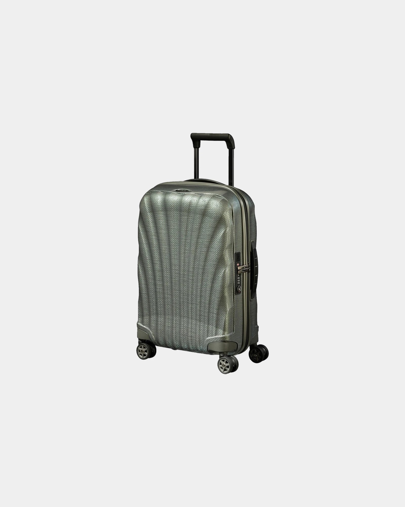 Valise rigide extensible Samsonite C-LITE 55 cm à personnaliser - Vert