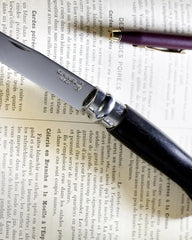 Couteau acier au carbone Opinel N°02 Carbone à personnaliser - 5