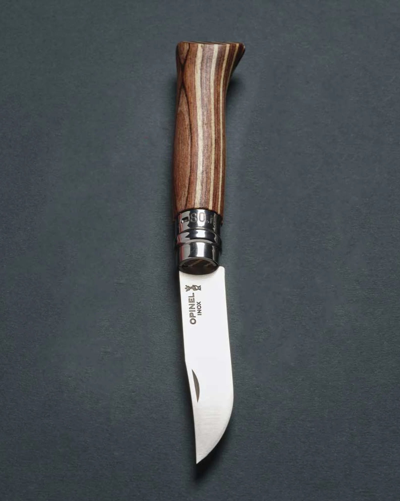 Couteau acier au carbone Opinel N°02 Carbone à personnaliser - 8