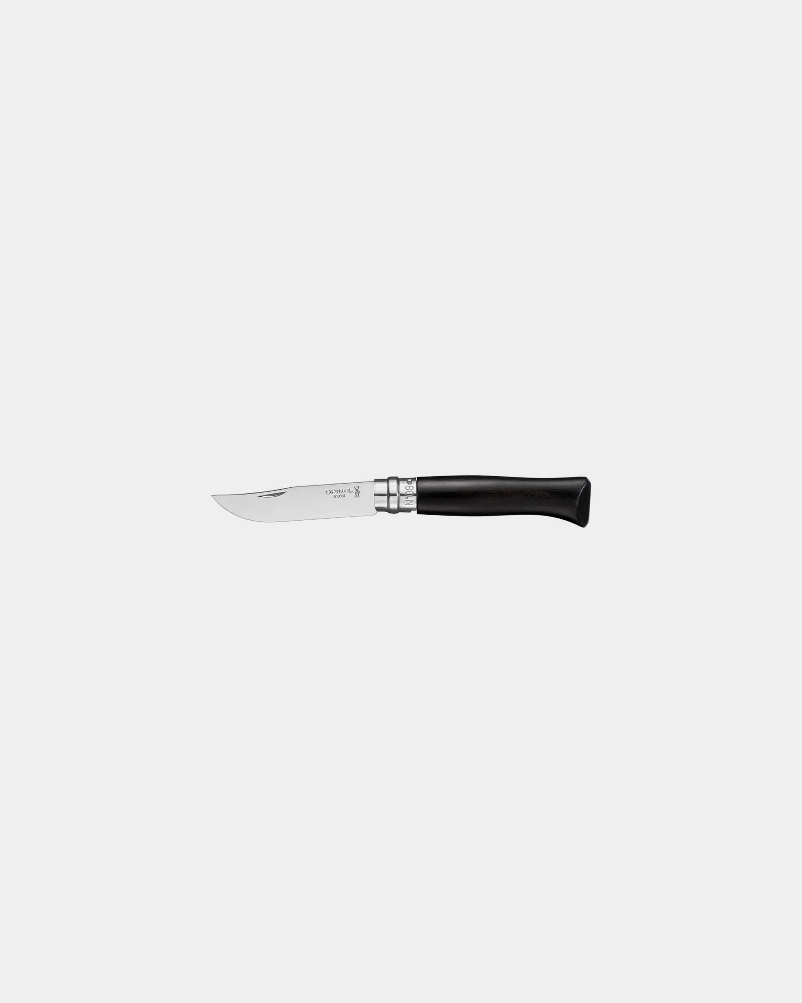Couteau acier au carbone Opinel N°02 Carbone à personnaliser - Black