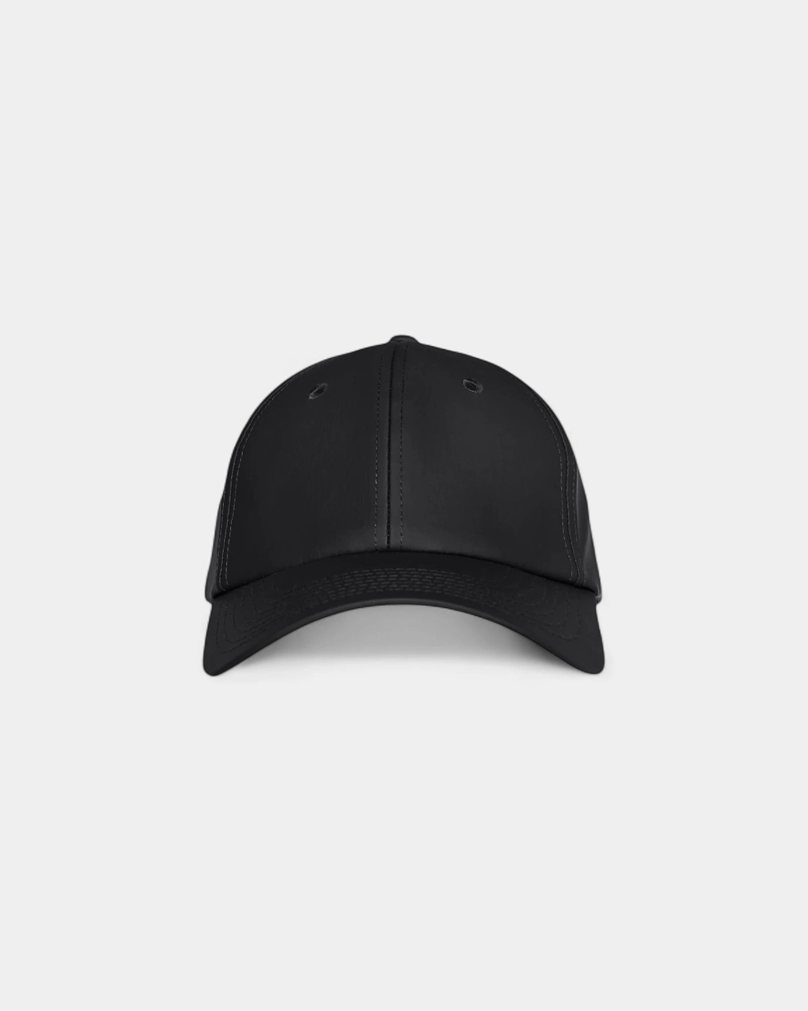 Casquette 6 panneaux imperméable Rains Cap W1 à personnaliser - Black