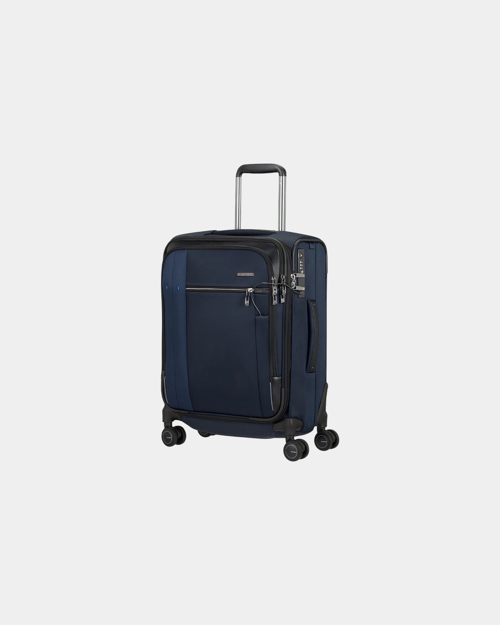 Valise souple Samsonite Spectrolite 55 cm à personnaliser - Bleu Marine