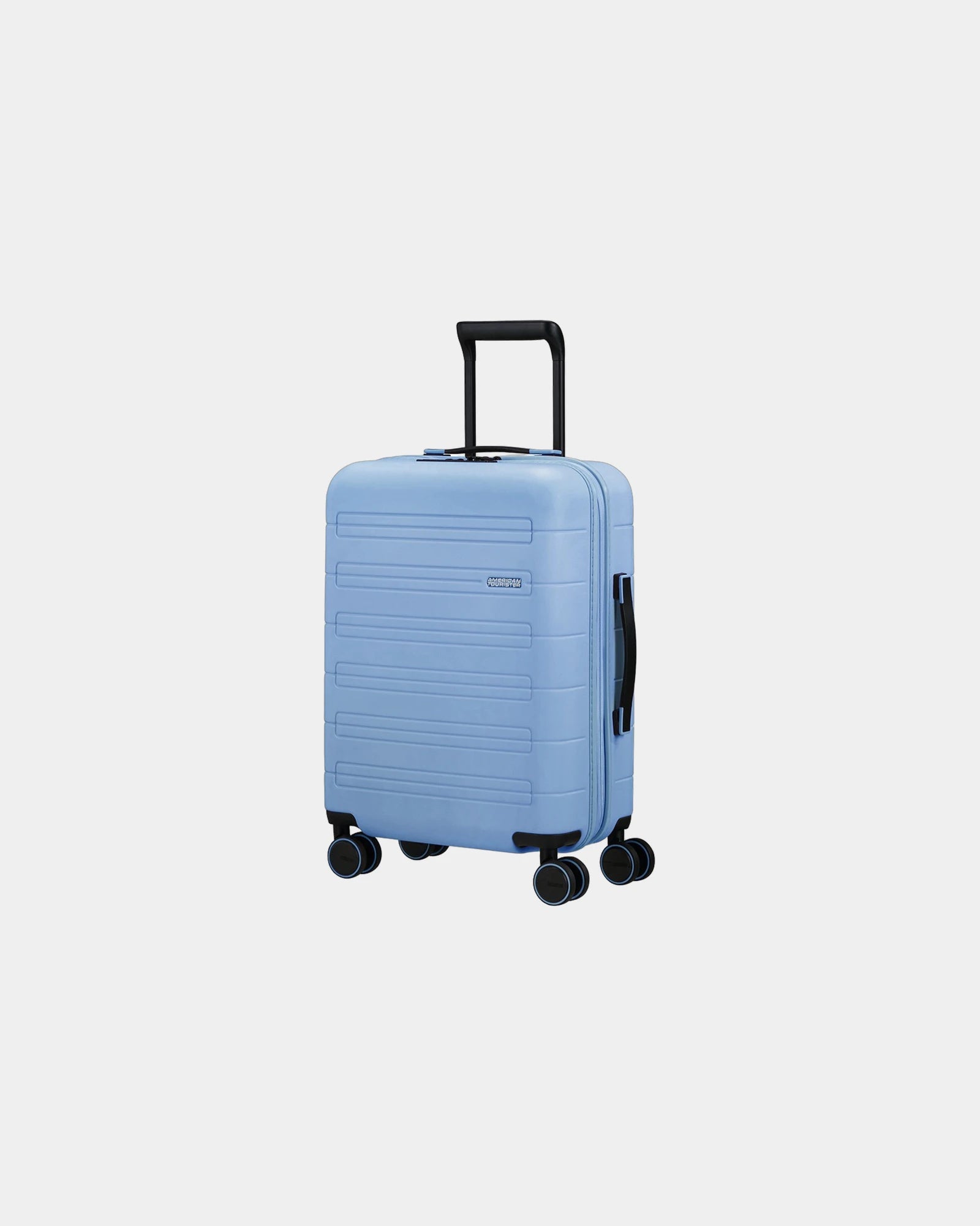 Valise polycarbonate 81 cm American Tourister à personnaliser - Bleu Ciel