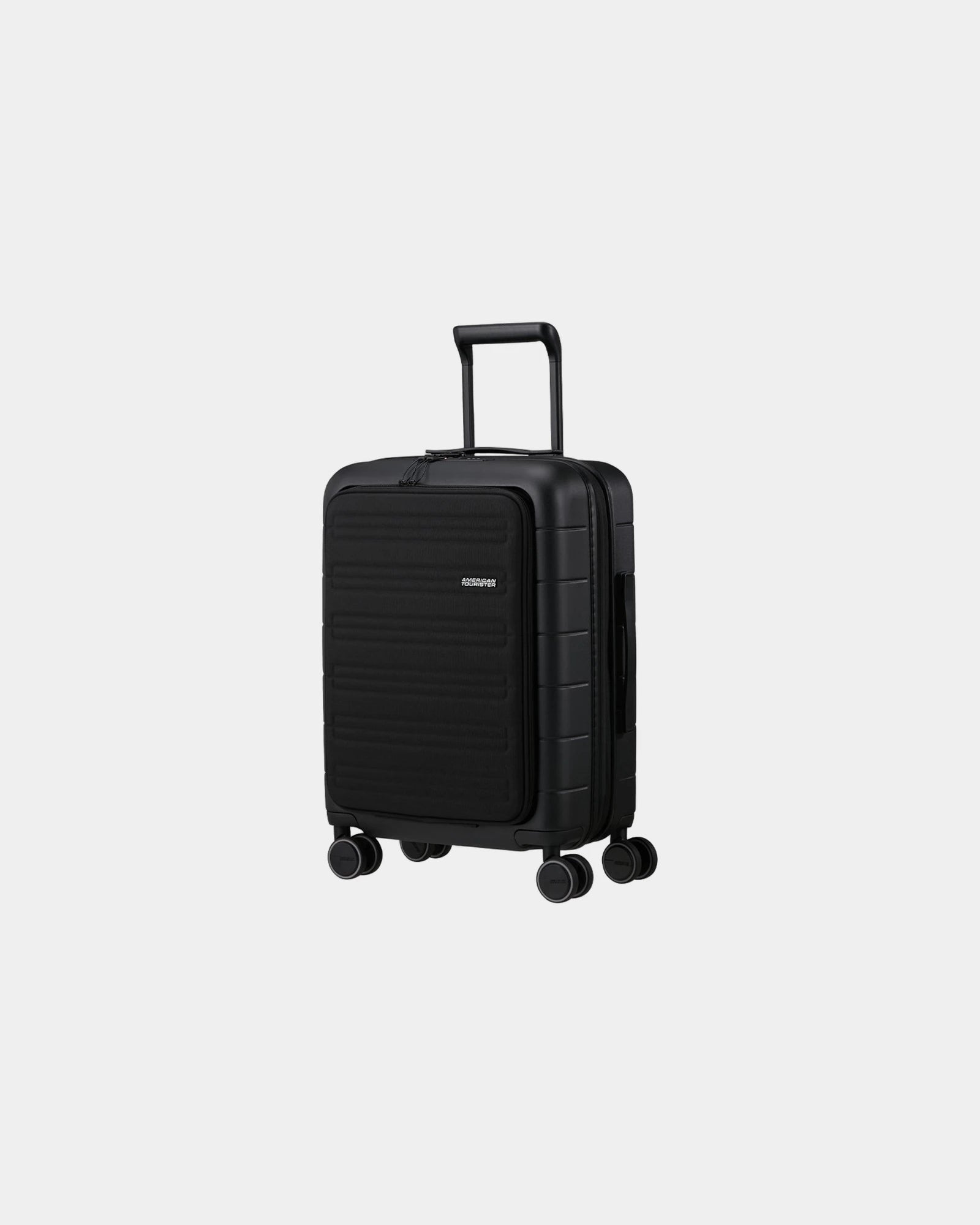 Valise polycarbonate 55 cm American Tourister à personnaliser - Noir