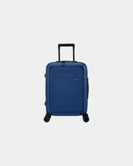 Valise polycarbonate 55 cm American Tourister à personnaliser - Bleu Marine