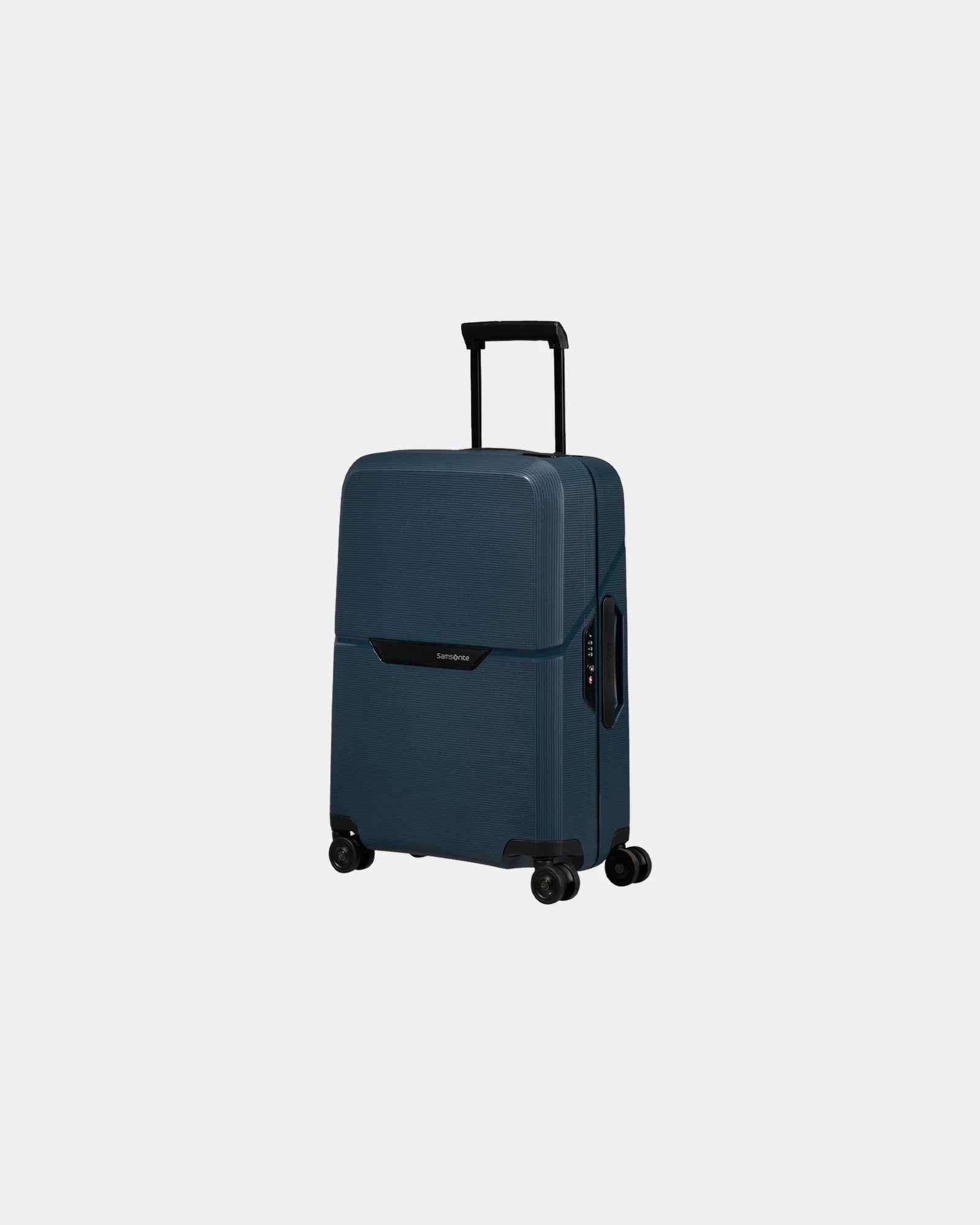 Valise rigide recyclée Samsonite Magnum 81 cm à personnaliser - Bleu Foncé