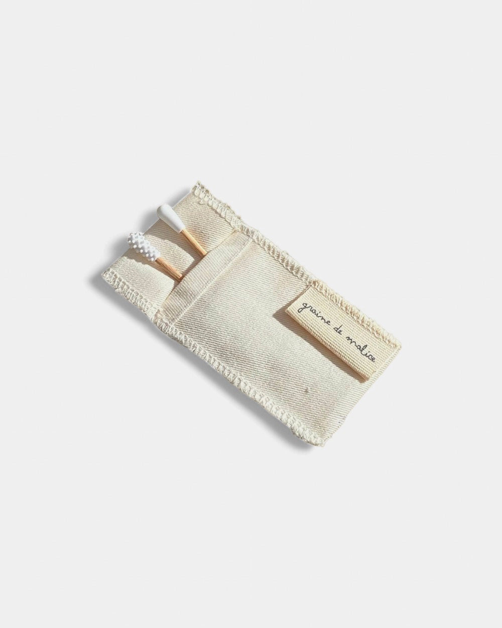 Étui de beauté en coton bio à personnaliser - 4