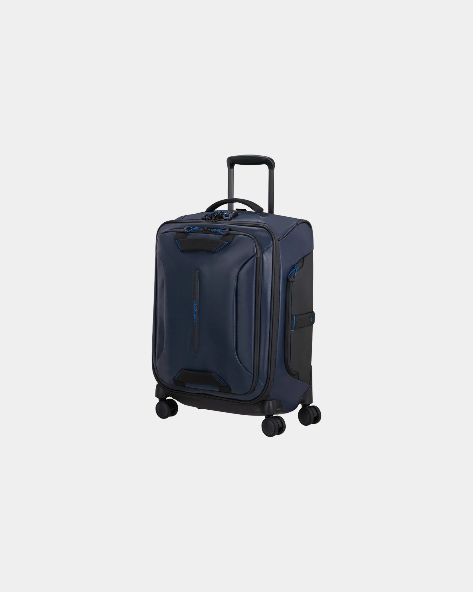 Valise 4 roues recyclée Samsonite Ecodiver 79 cm à personnaliser - Bleu Marine