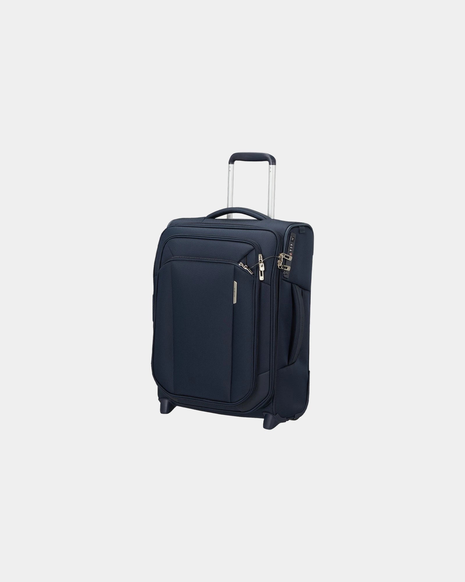 Valise souple recyclée Samsonite Respark 55 cm à personnaliser - Bleu Foncé