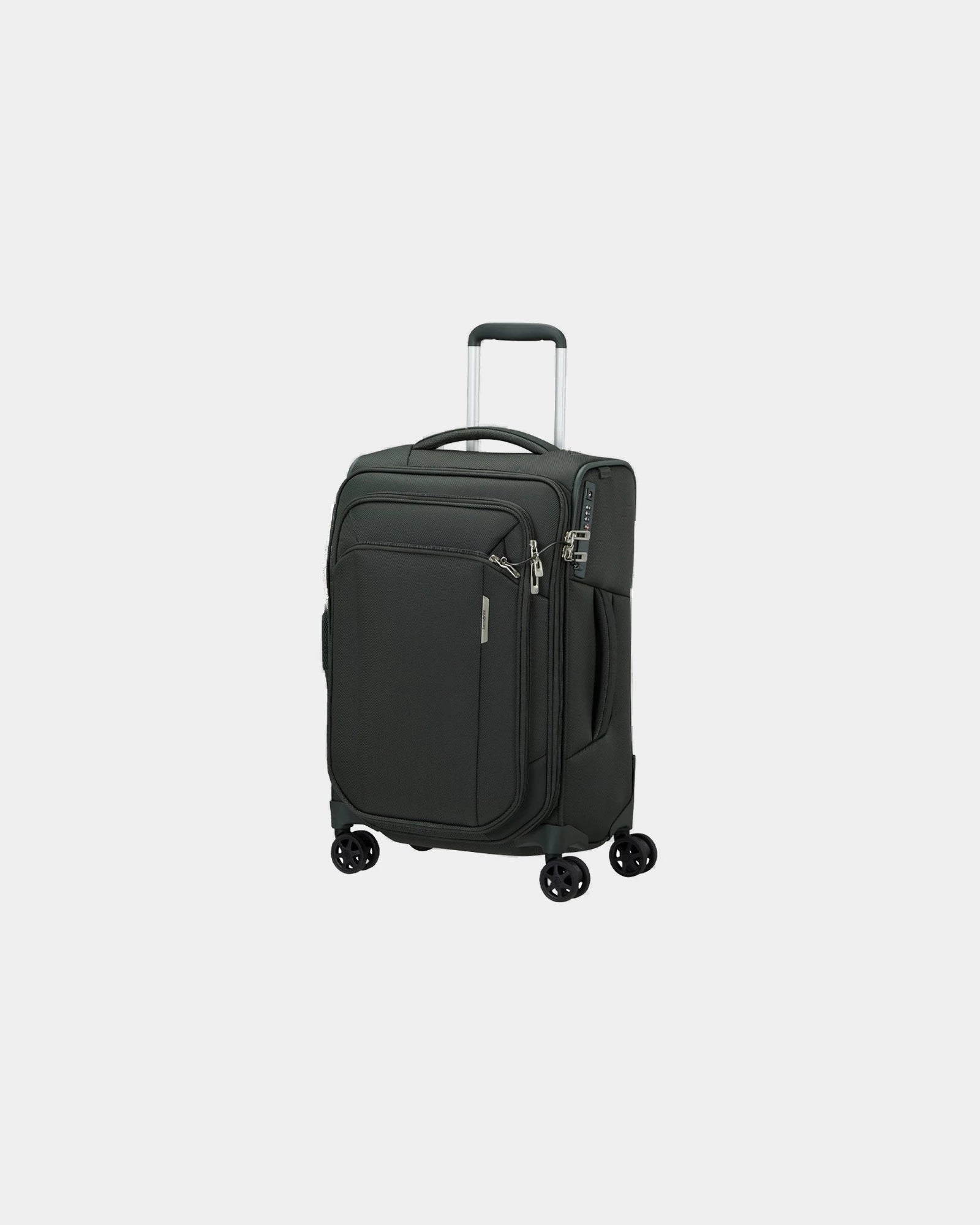 Valise à 4 roues recyclée Samsonite Respark 55 cm à personnaliser - Vert Foncé