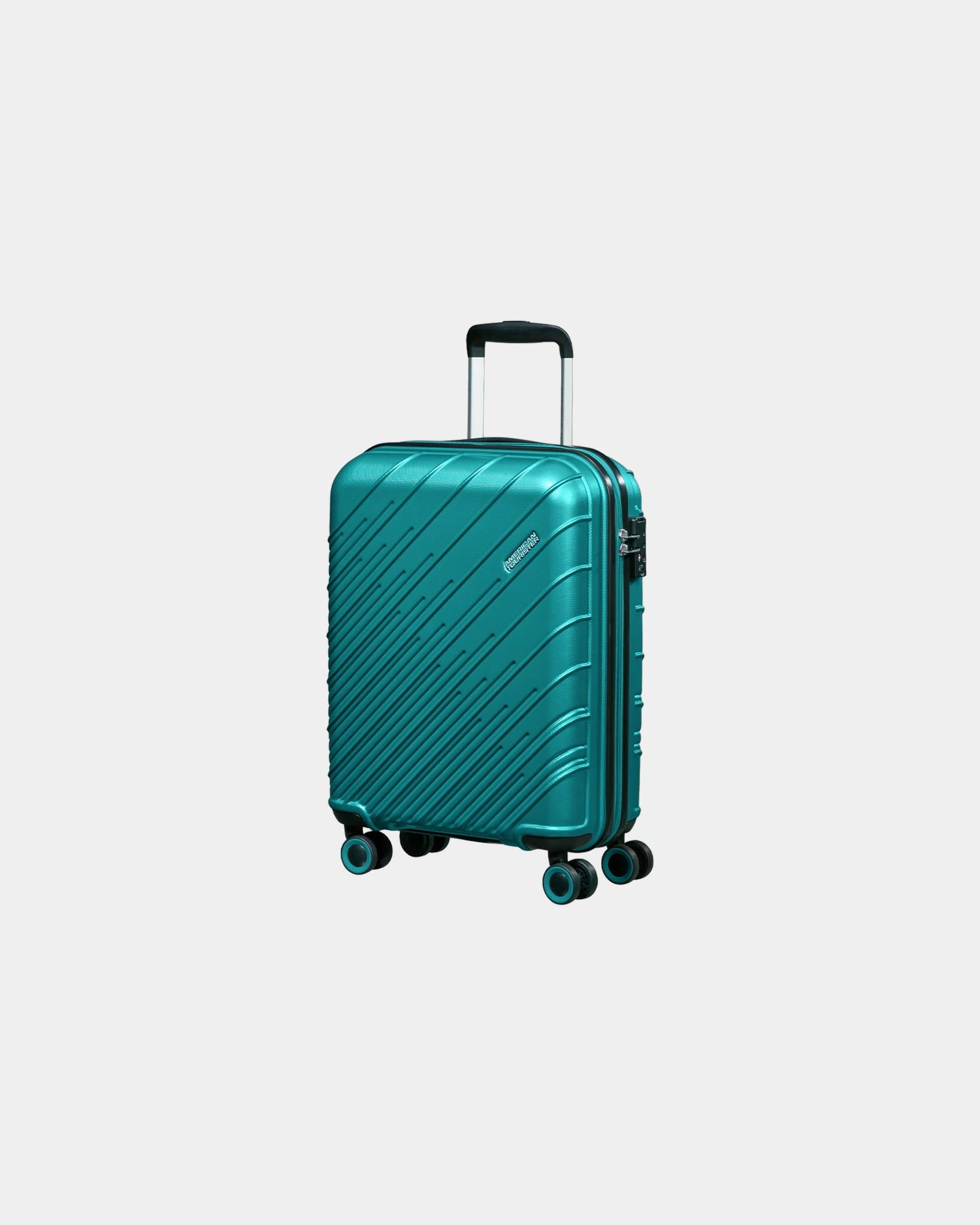 Valise polyester recyclé American Tourister Speedstar 55 cm - Bleu Turquoise