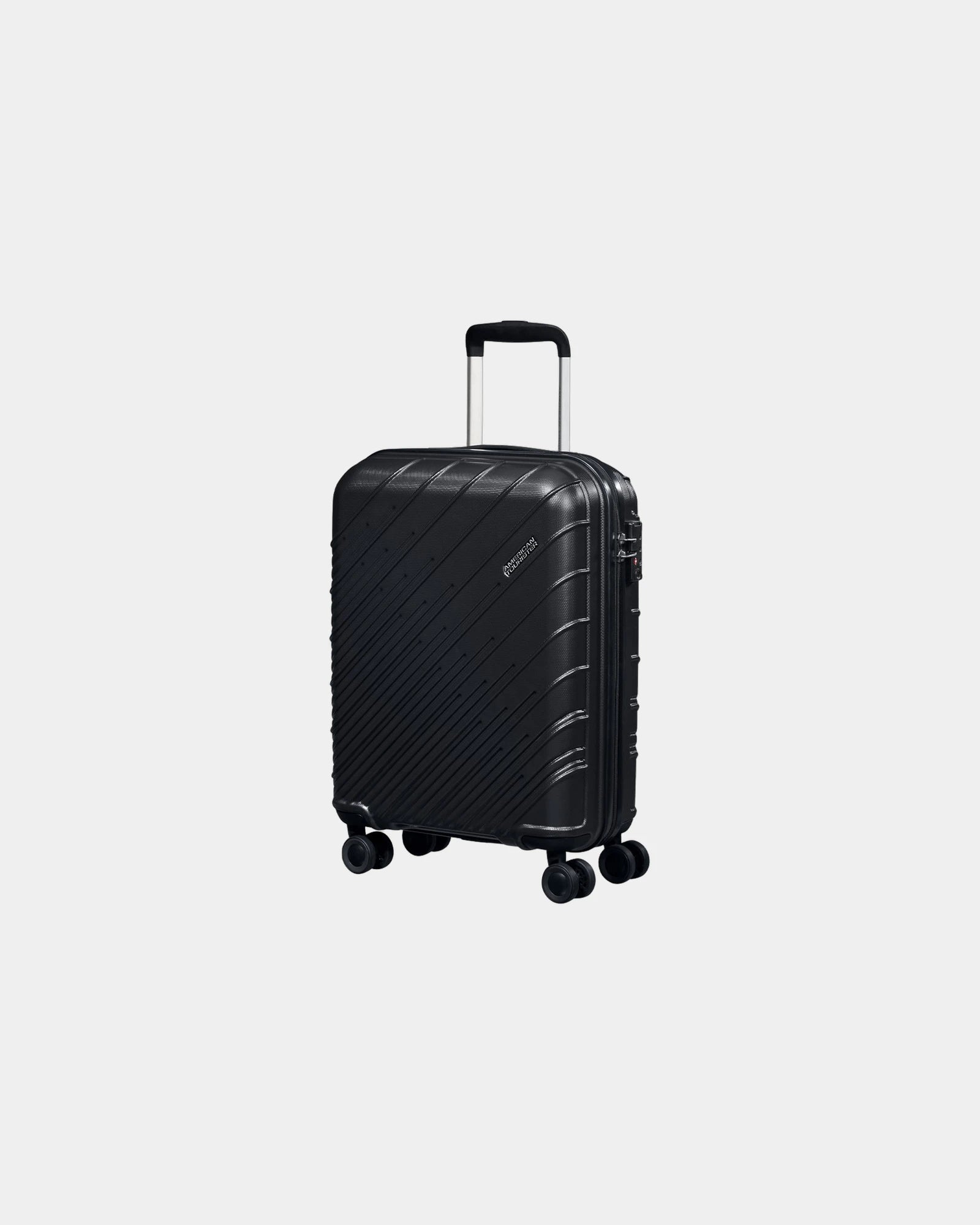 Valise 4 roues polyester recyclé American Tourister à personnaliser - Noir