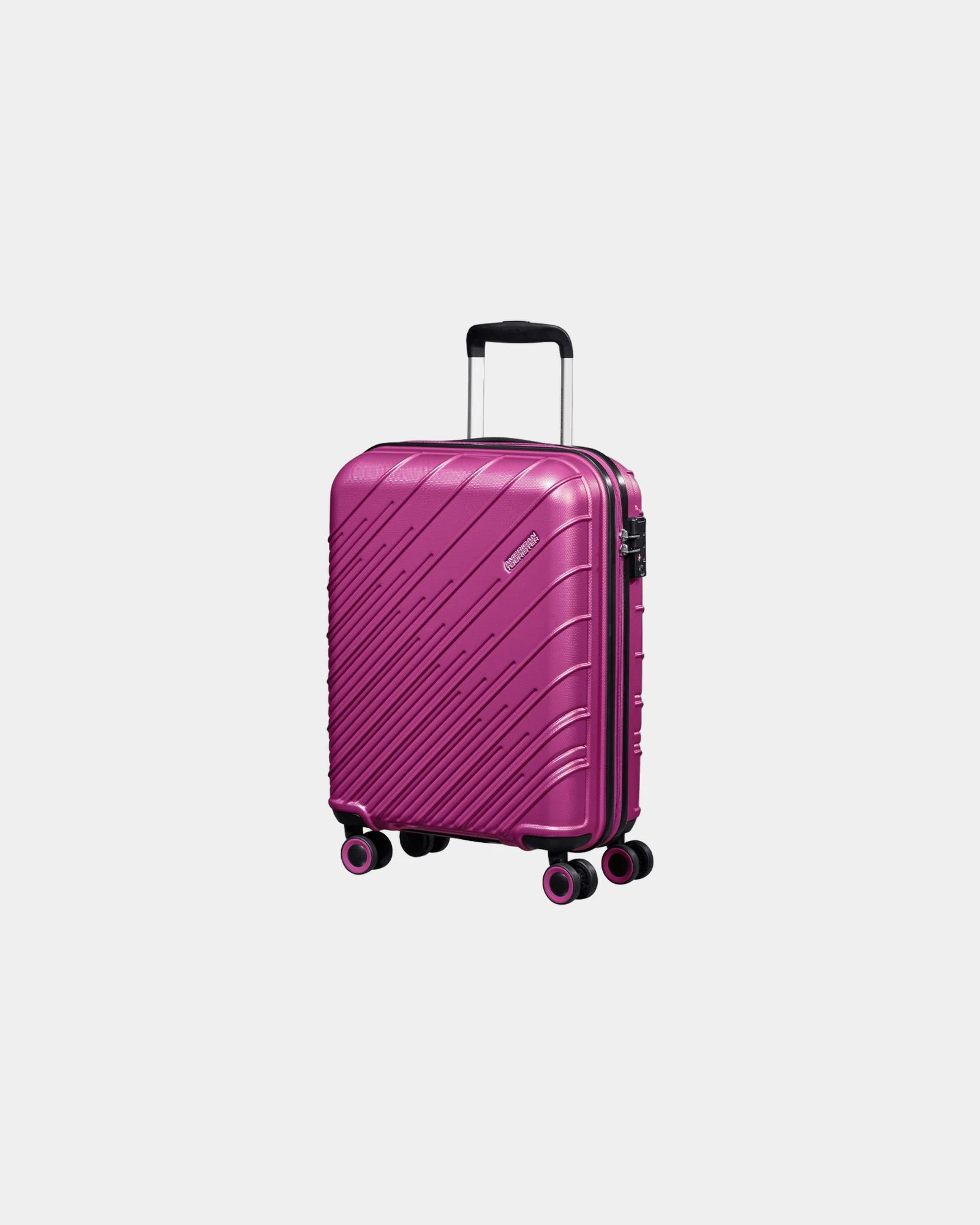 Valise 77cm Speedstar 4 roues American Tourister à personnaliser - Rose Foncé