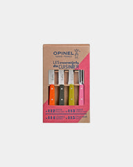 Coffret inox Opinel Les Essentiels Fifties à personnaliser - Orange