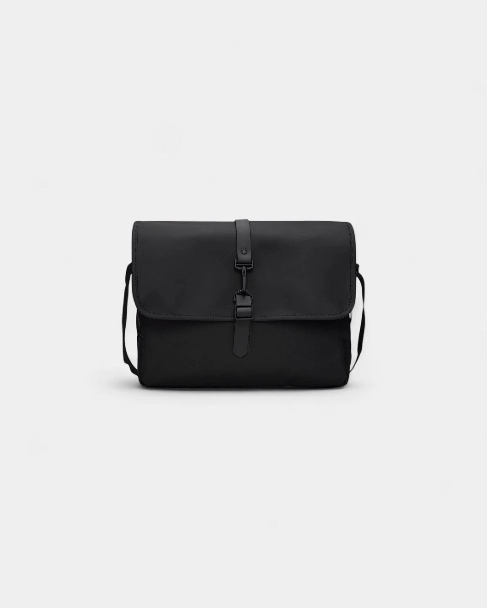 Sac messenger polyester Rains W3 à personnaliser - Black