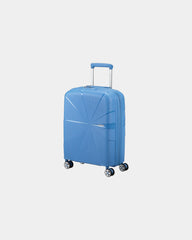 Valise rigide 55 cm American Tourister à personnaliser - Bleu