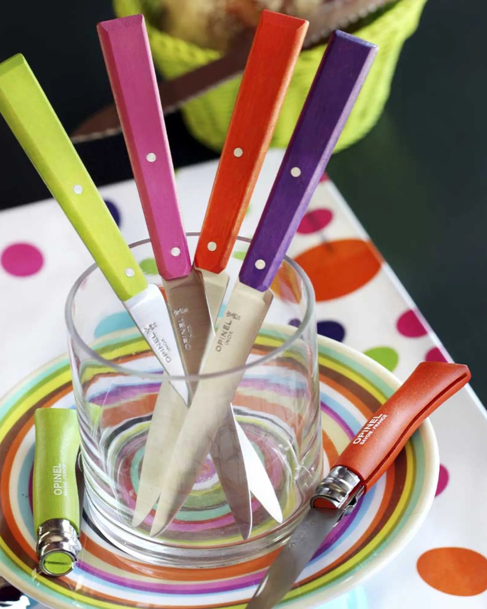 Coffret de 4 couteaux de table acier inox Opinel N°125 à personnaliser - 3
