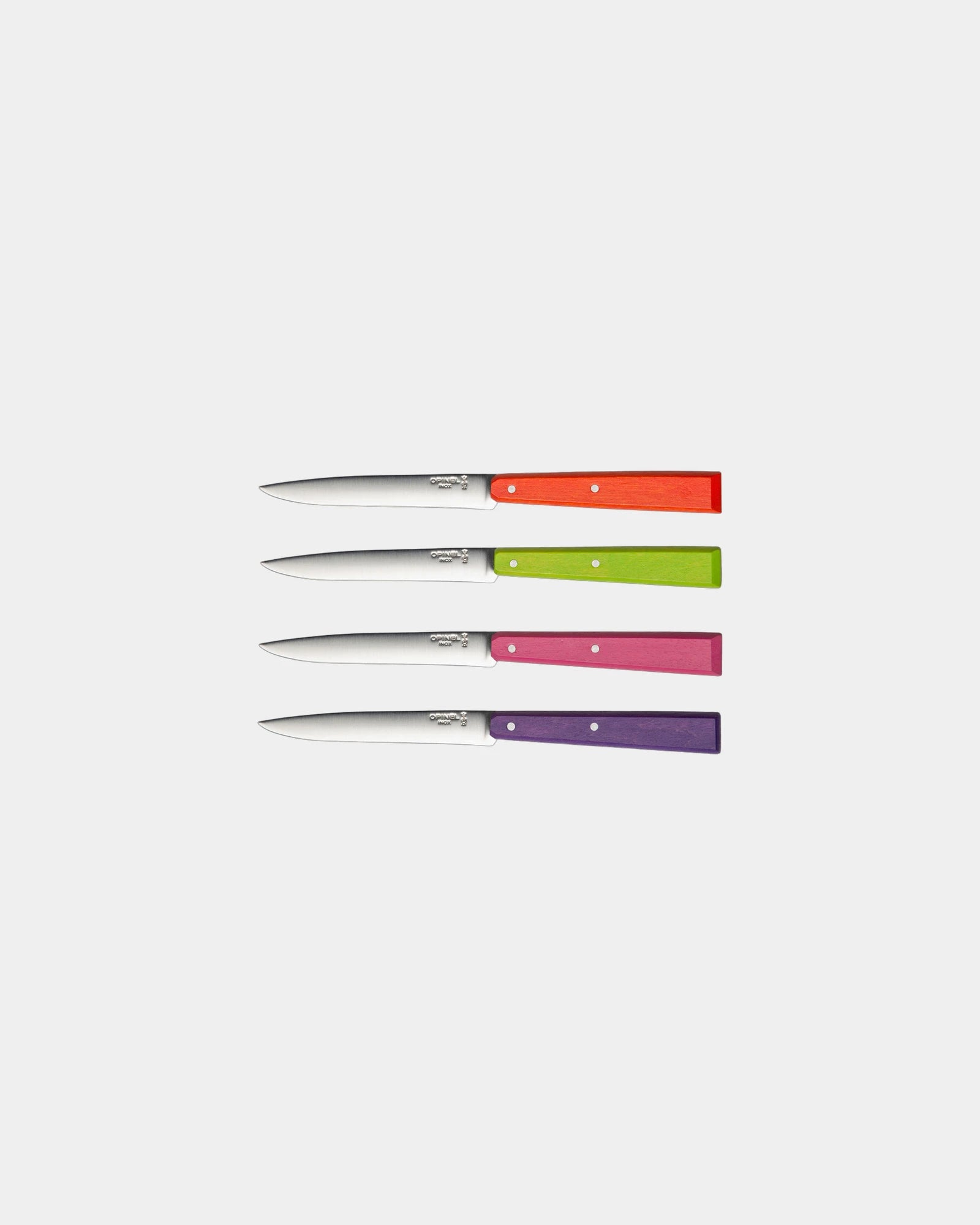 Coffret de 4 couteaux de table acier inox Opinel N°125 à personnaliser - 1