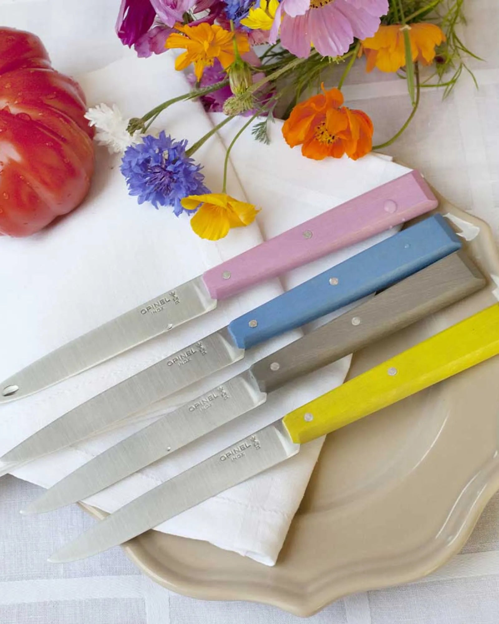 Coffret de 4 couteaux de table Opinel N°125 à personnaliser - 3