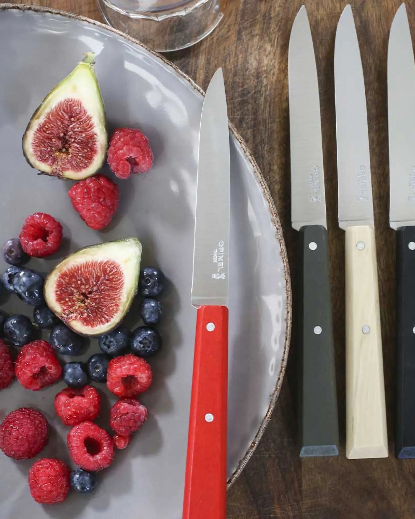 Coffret de 4 couteaux de table acier inox Opinel N°125 à personnaliser - 2