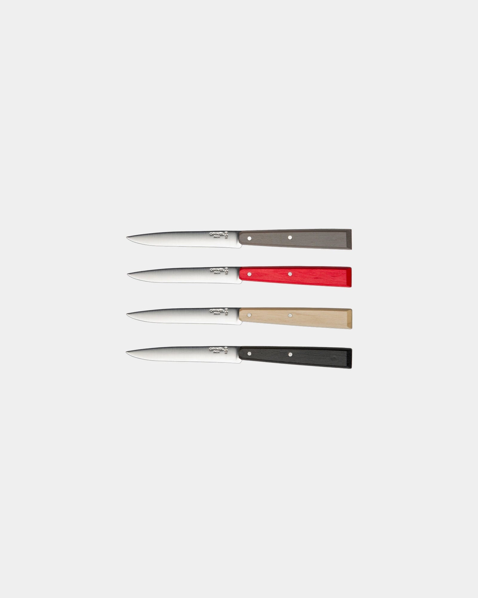 Coffret de 4 couteaux de table acier inox Opinel N°125 à personnaliser - 1