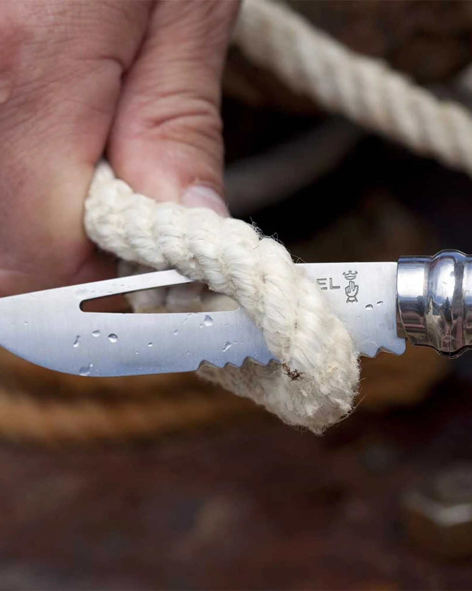 Couteau acier inoxydable Opinel N°08 Outdoor à personnaliser - 10