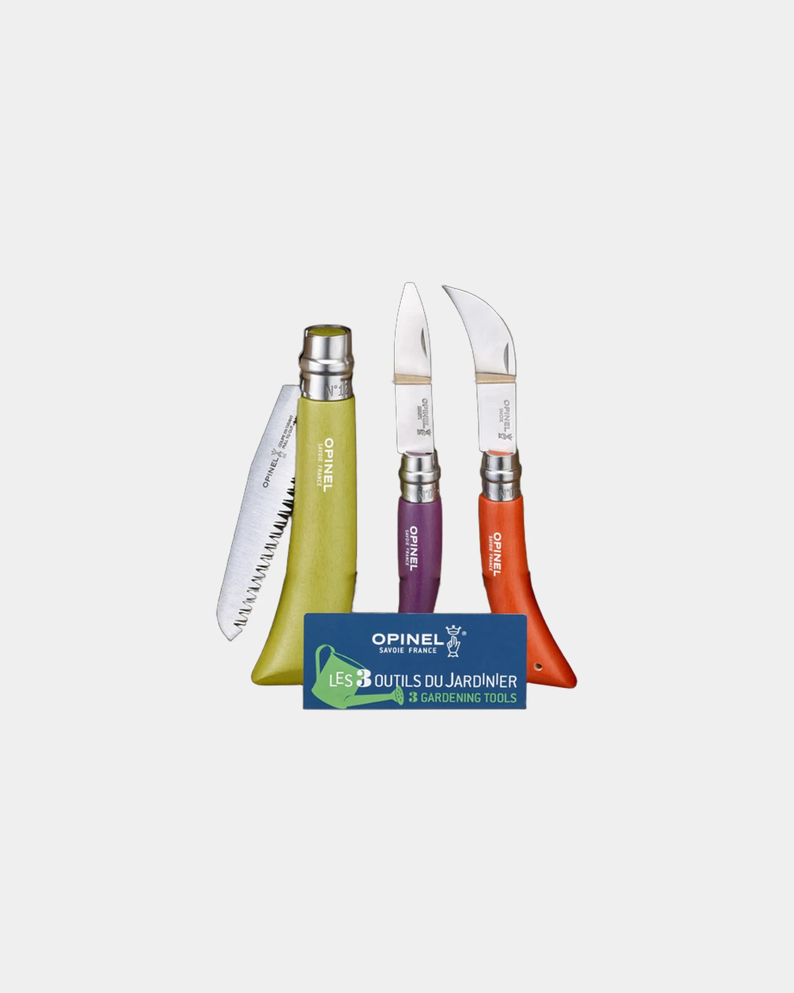 Coffret outils de jardin Opinel à personnaliser - Green