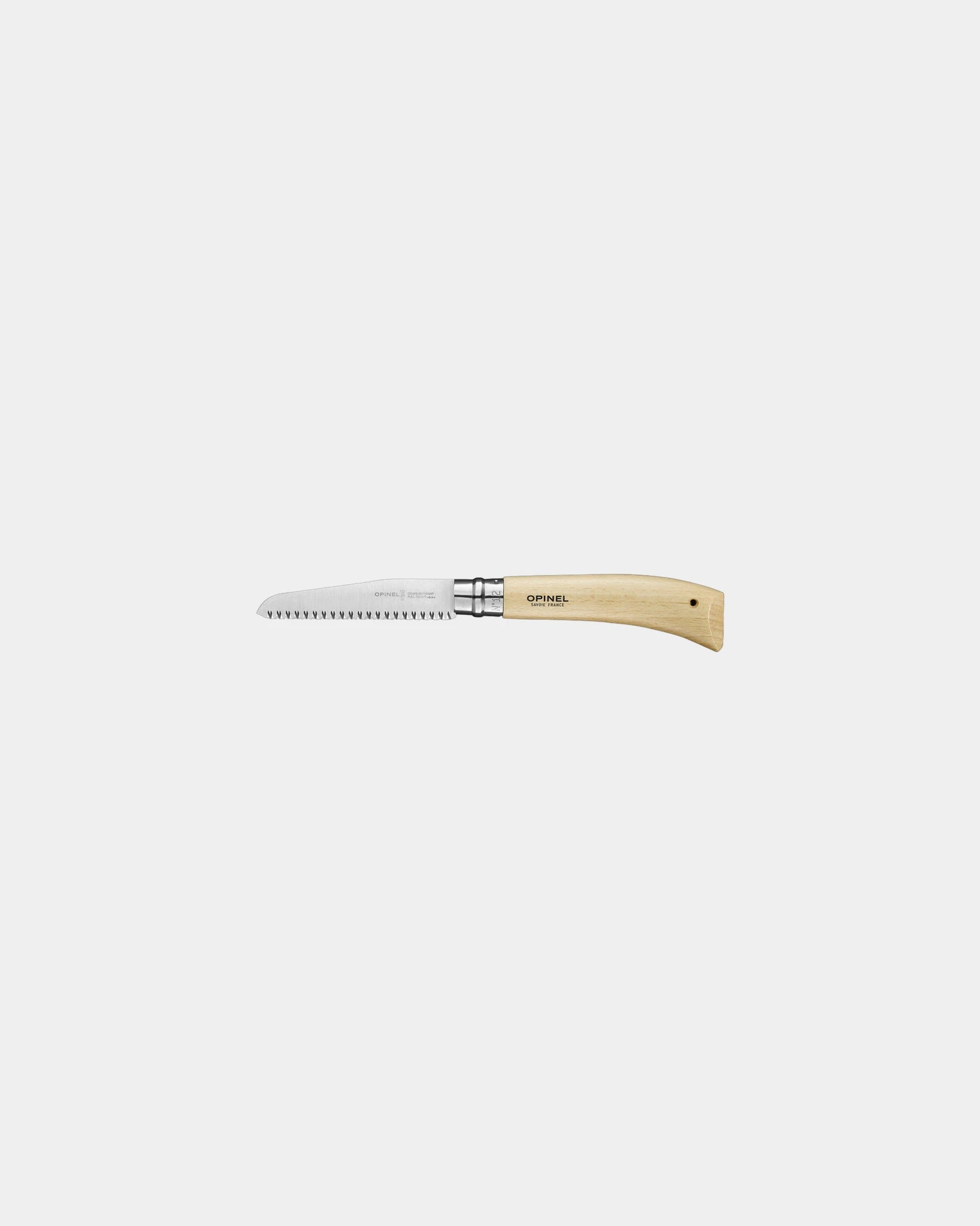 Scie de poche acier carbone Opinel N°12 à personnaliser - Beige