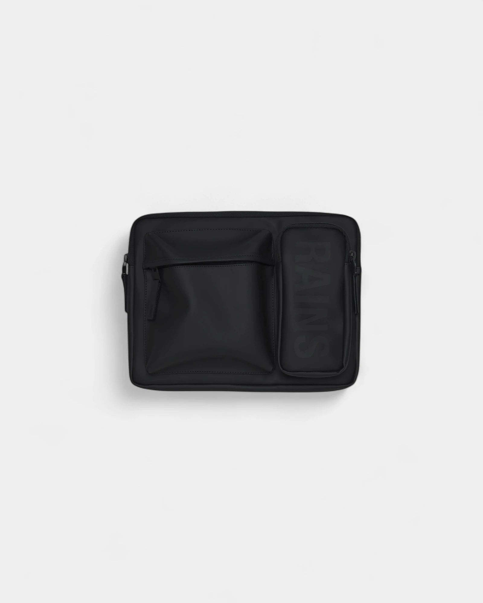 Housse ordinateur imperméable Rains Texel 14" à personnaliser - Black