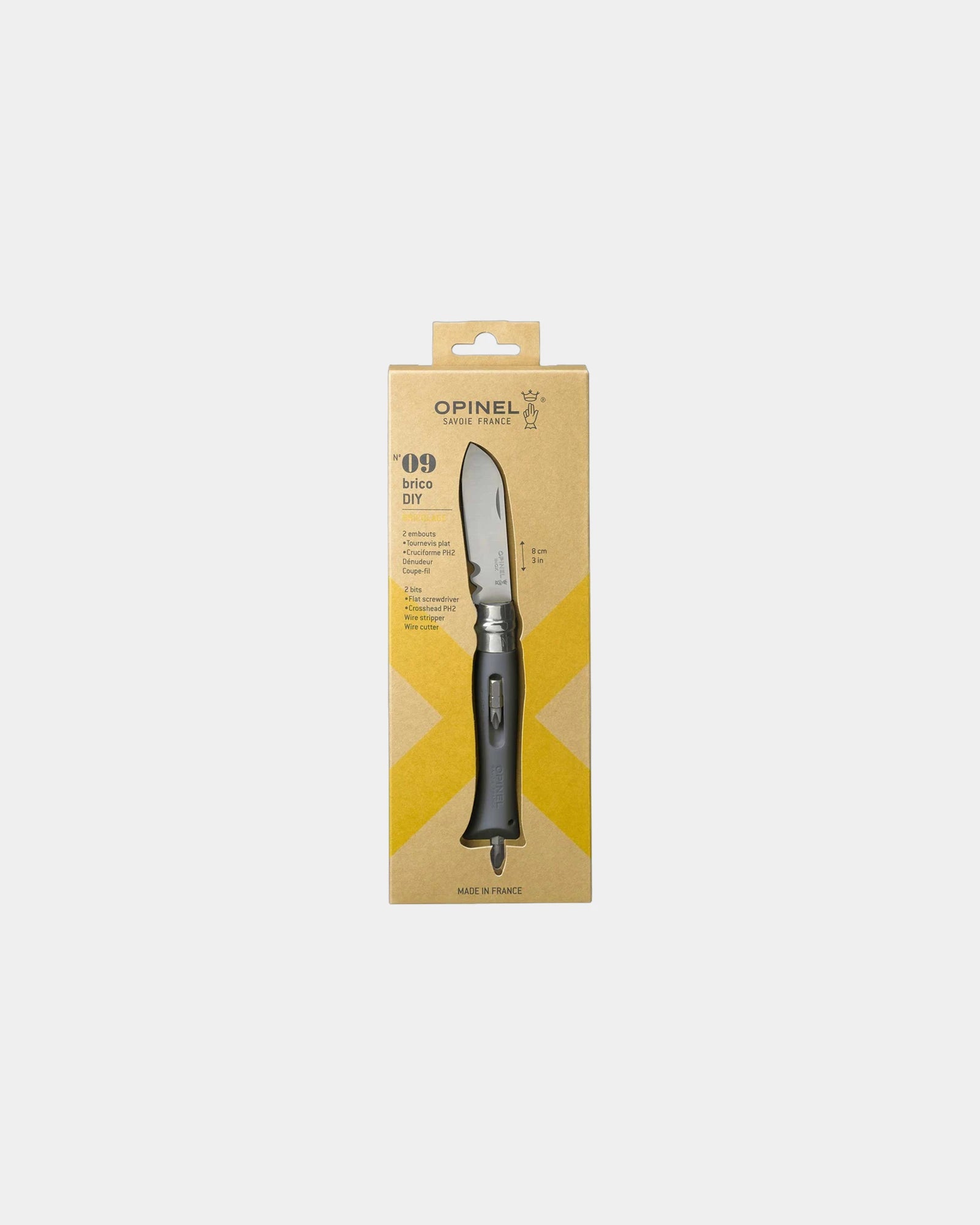 Couteau-outil acier inoxydable Opinel N°09 à personnaliser - 3