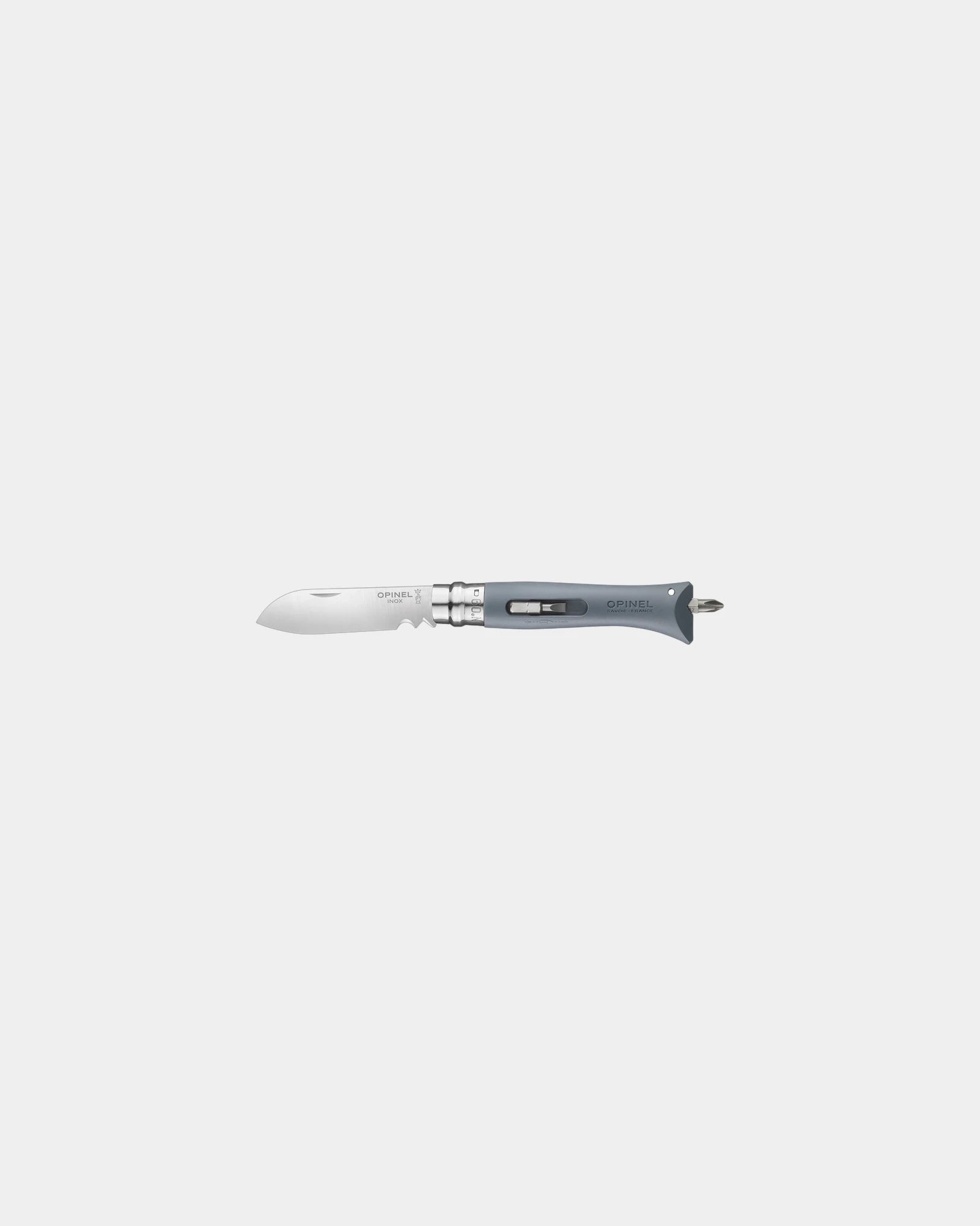 Couteau-outil acier inoxydable Opinel N°09 à personnaliser - Gray