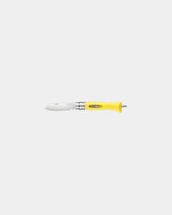 Couteau-outil acier inoxydable Opinel N°09 à personnaliser - Yellow