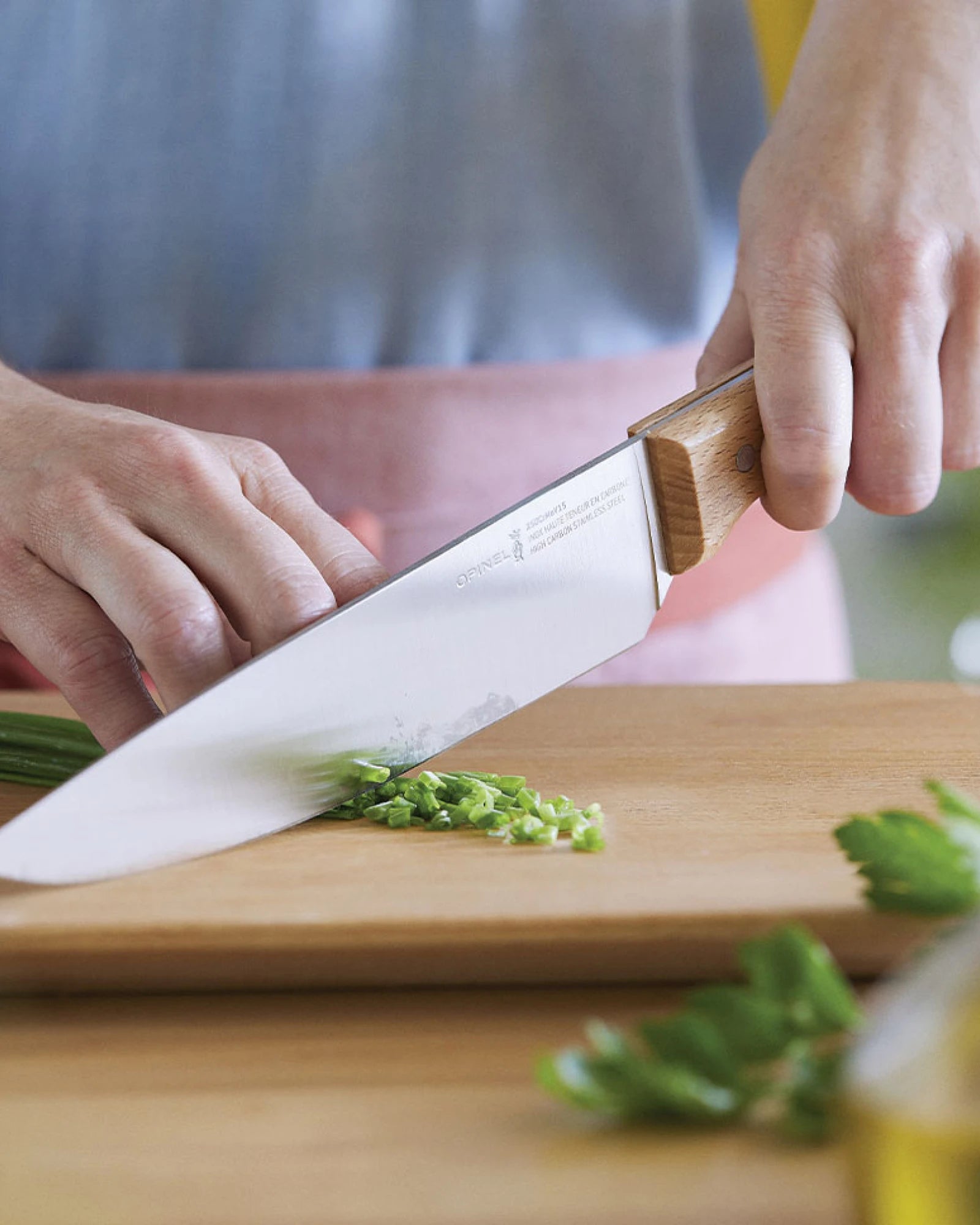 Couteau de cuisine inox Opinel N°118 Chef à personnaliser - 2