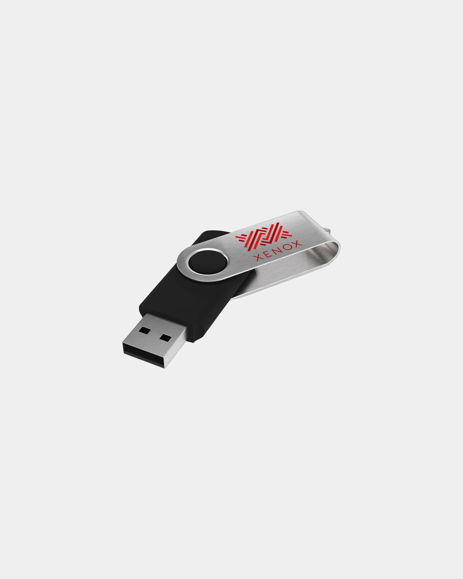Clé USB Twister gravure laser 360° à personnaliser - Black