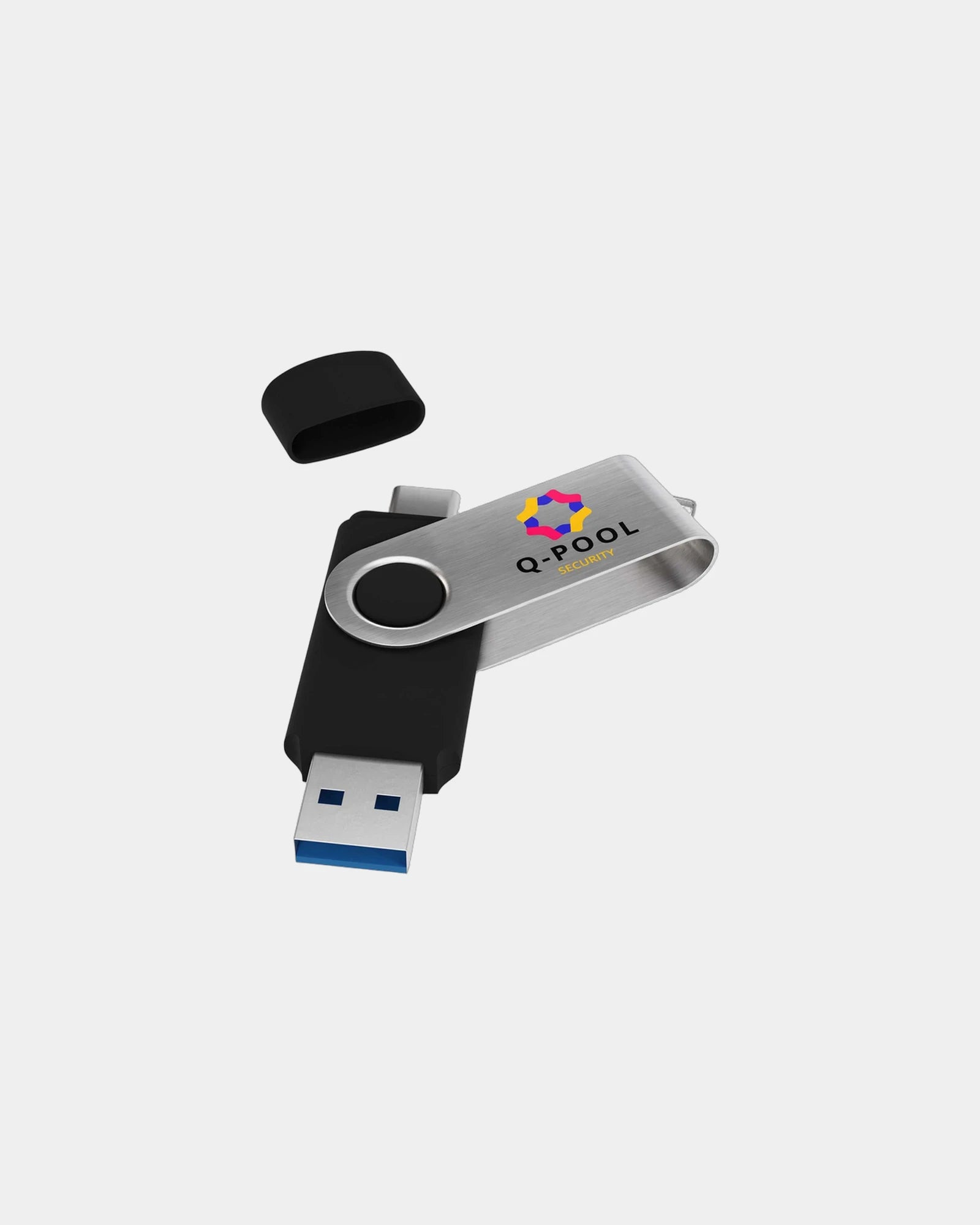 Clé USB Twister-C double connecteur à personnaliser - Default